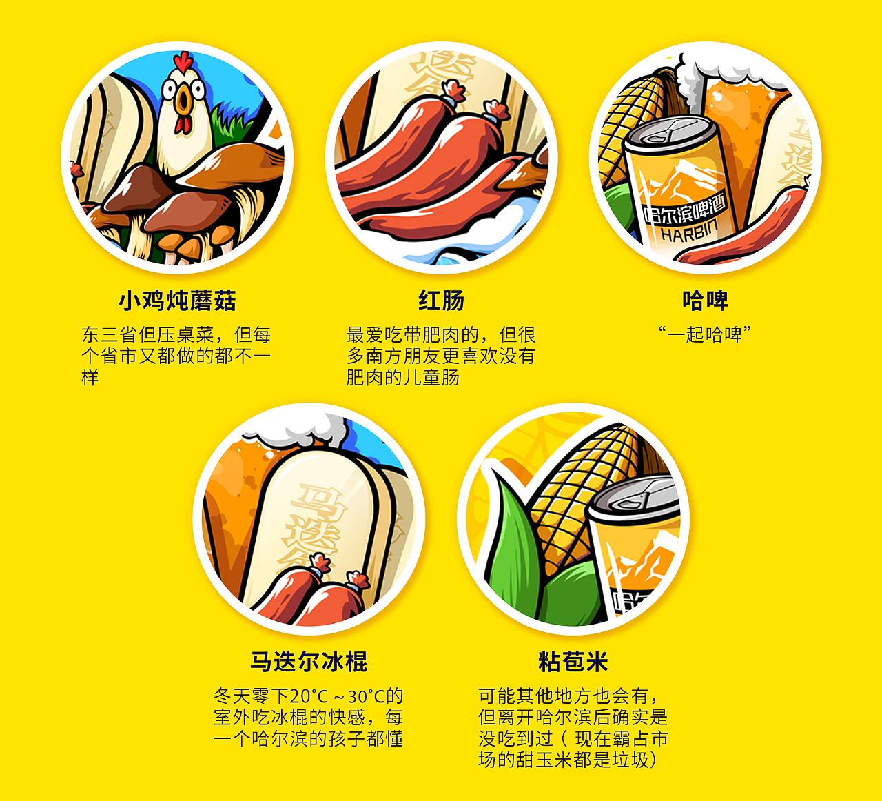 小Z的旅城-哈尔滨（图ZMTU5MTI5NDcy） - 新锐潮流插画 - 站酷设计师刘一坨原创素材 - 站酷ZCOOL
