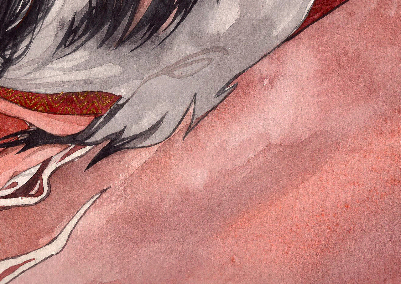 《万灵录》精怪篇-—不归鹤（图ZMTk5OTQ1NjU2） - 创作习作 - 站酷设计师白术叔叔原创素材 - 站酷ZCOOL