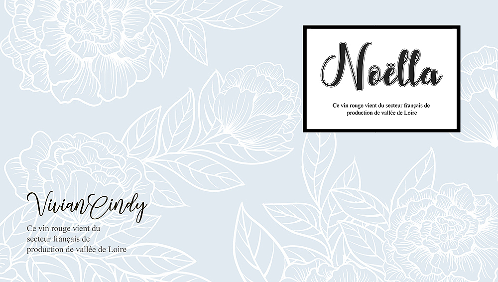 《Noëlla》白葡萄酒品牌设计（图ZNzIzNTU1MDA=） - 包装 - 站酷设计师你好大海品牌设计原创素材 - 站酷ZCOOL