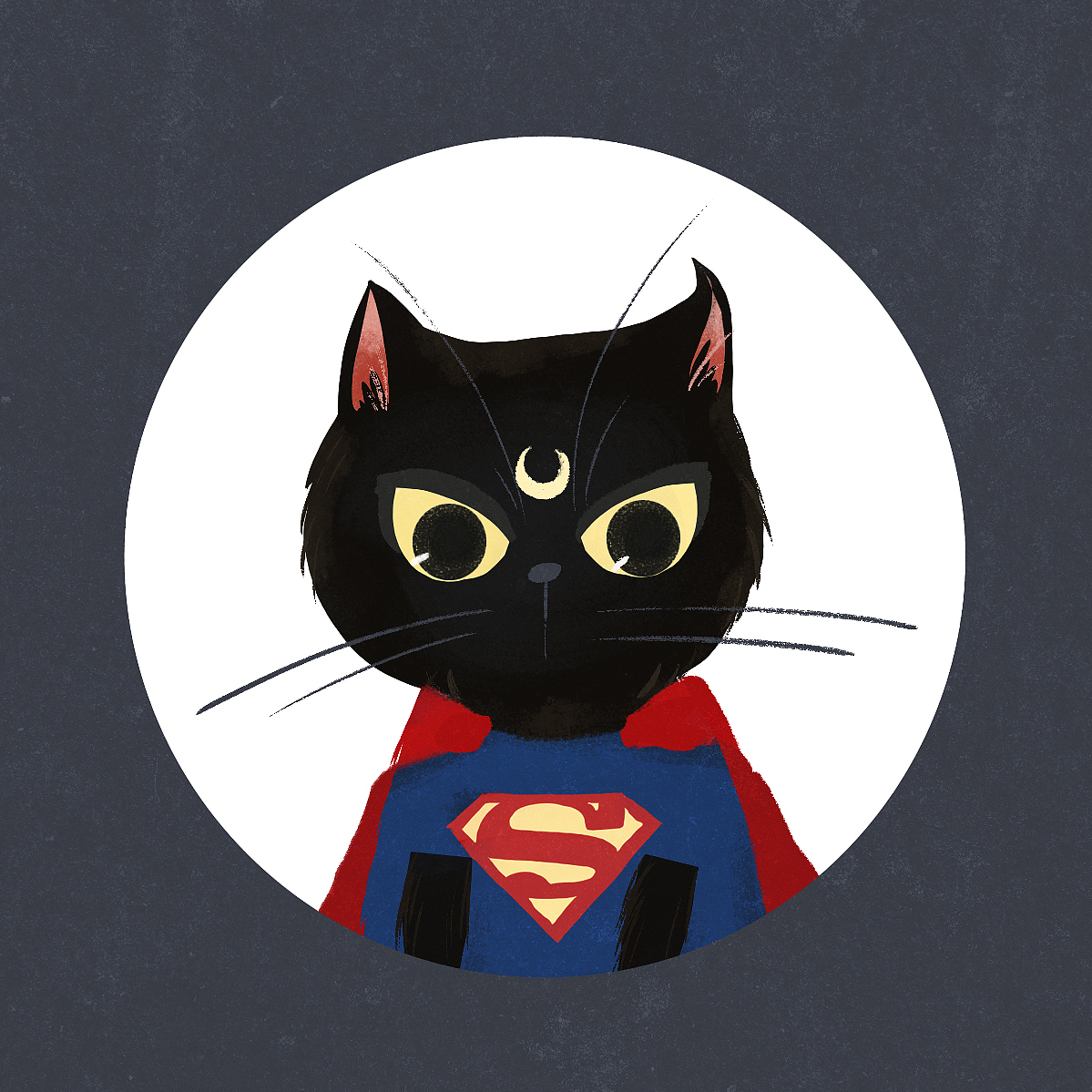 吸猫头像（图ZOTk0NDk0MjA=） - 儿童插画 - 站酷设计师只Si个画画的原创素材 - 站酷ZCOOL