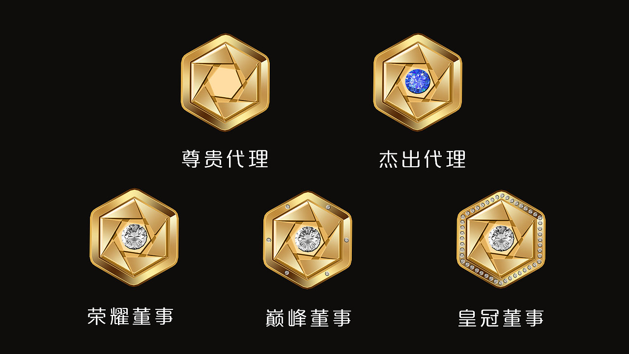 企业级别徽章设计