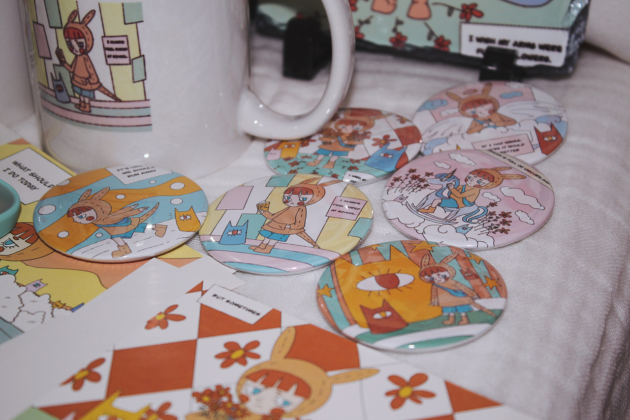 文创实物展示|逃学袋鼠·逃匿计划