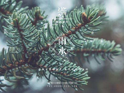 雨水海报