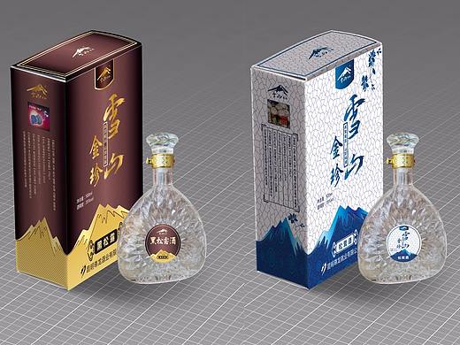 保健酒包裝（個人主頁-ZMjc3MDUyMTY=） - 包裝 - 站酷設(shè)計師羊大癡原創(chuàng)素材 - 站酷ZCOOL