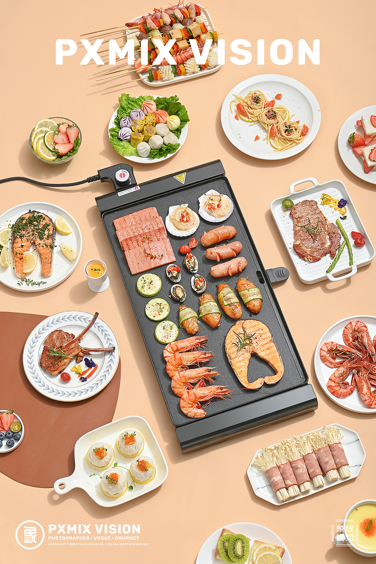 长虹 电烤盘/涮烤盘丨厨房小家电摄影（图ZMjMxNDA4ODA4） - 产品摄影 - 站酷设计师光影集原创素材 - 站酷ZCOOL