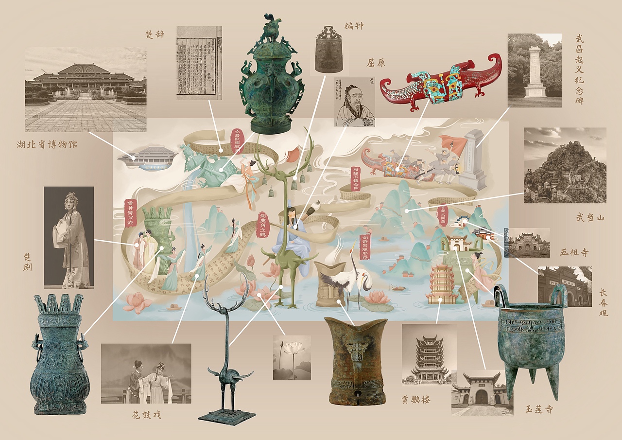 荆楚故事（图ZMzA3MTA5NDc2） - 创作习作 - 站酷设计师王猪猪同学原创素材 - 站酷ZCOOL
