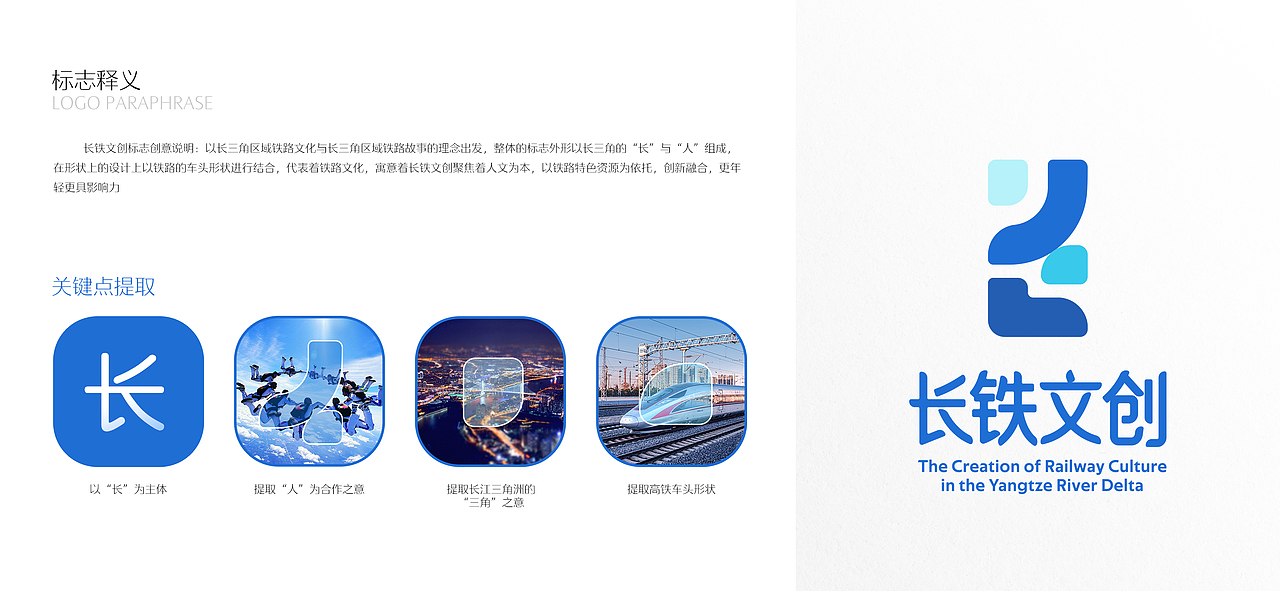 「長(zhǎng)鐵文創(chuàng)」- 長(zhǎng)三角鐵路文創(chuàng)品牌標(biāo)識(shí)設(shè)計(jì)方案（圖ZMzM0ODMwNDk2） - Logo - 站酷設(shè)計(jì)師Sanyuhui原創(chuàng)素材 - 站酷ZCOOL