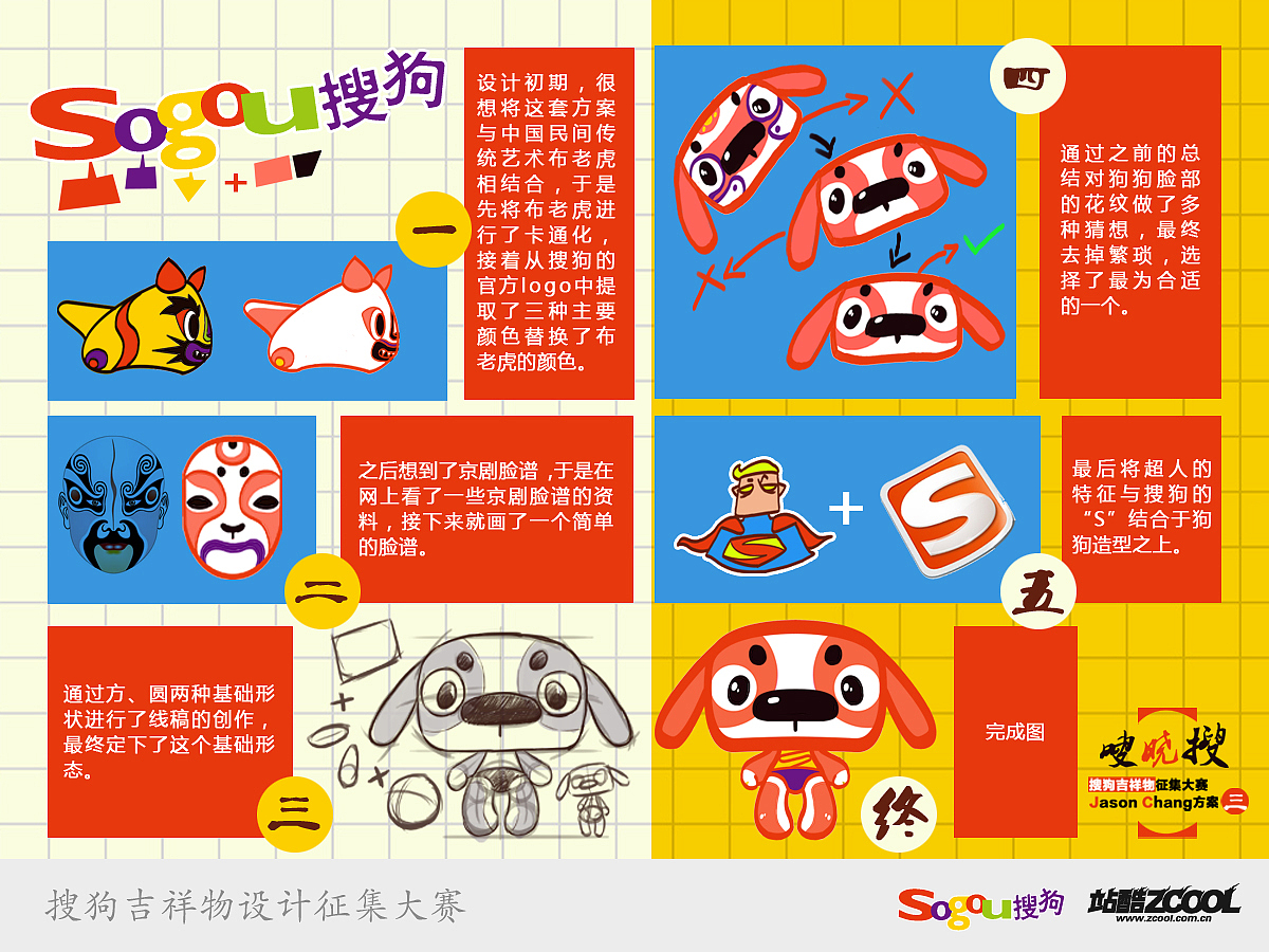 搜狗吉祥物征集大赛--《嗖晓搜》（图ZMTA1ODE2MDg=） - IP形象 - 站酷设计师沙特阿普原创素材 - 站酷ZCOOL