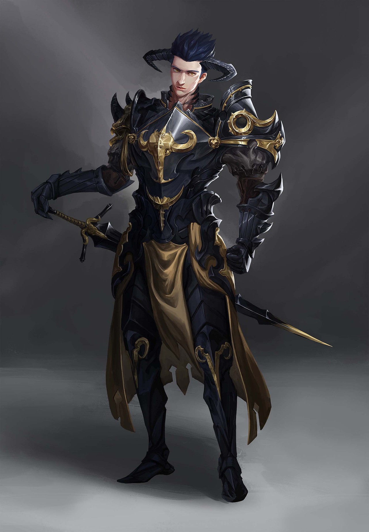 欧美-男-战士（图ZODk5NTU2NTI=） - 游戏原画 - 站酷设计师狮子哥哥原创素材 - 站酷ZCOOL