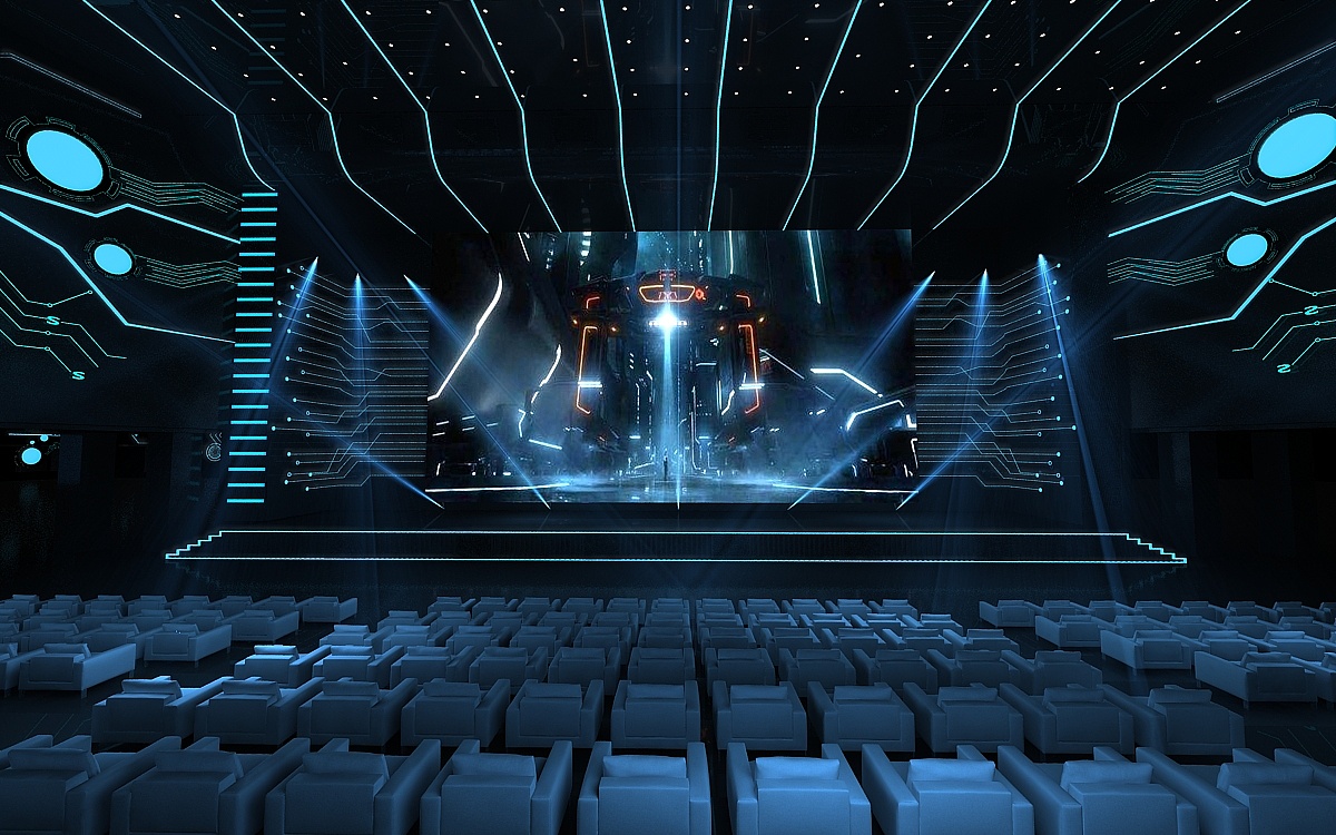 舞美设计舞台科技感灯带线条