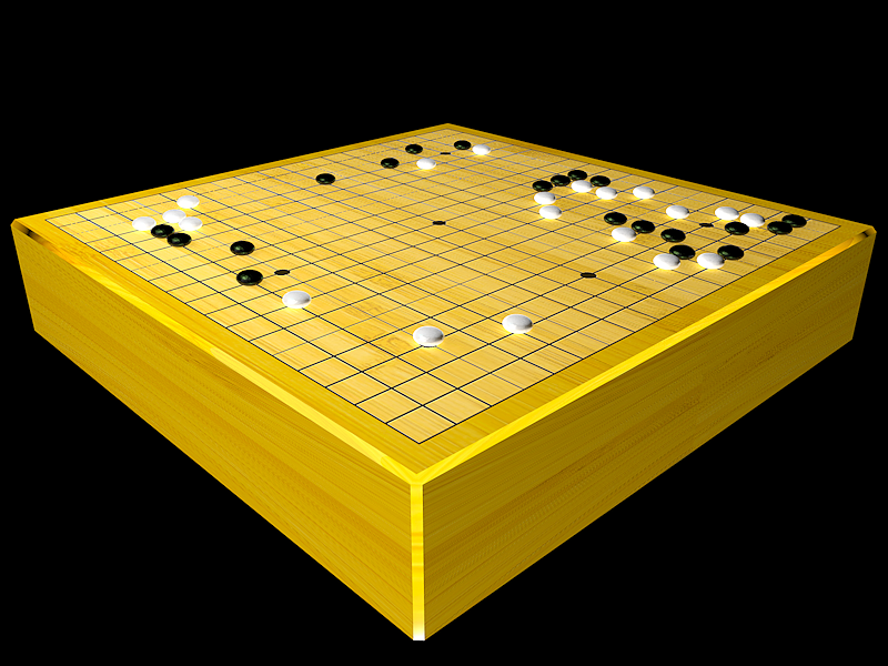 围棋C4D练习图（图ZMzgwMTYwNzY=） - 其他三维 - 站酷设计师FreakMasoul原创素材 - 站酷ZCOOL