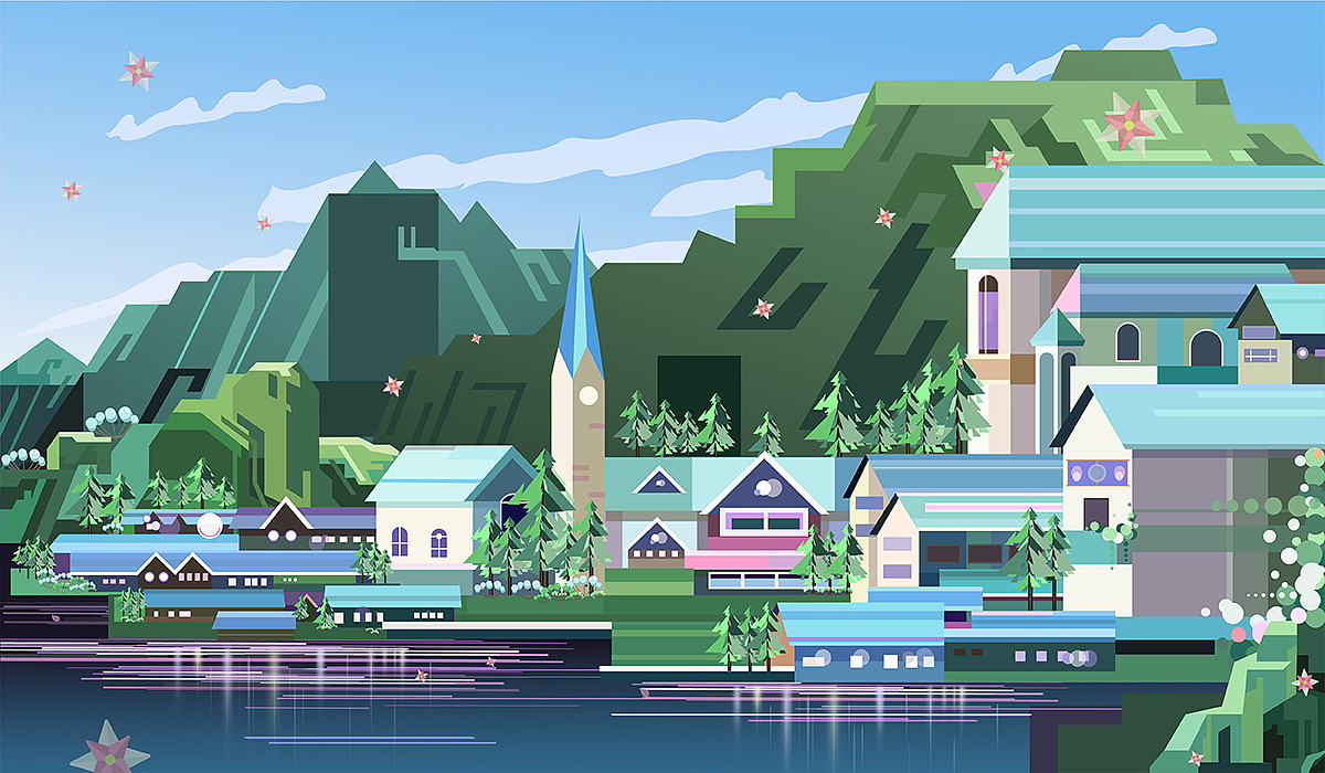 建筑插画（图ZOTY3NjM4MDQ=） - 艺术插画 - 站酷设计师Alone独灬夜原创素材 - 站酷ZCOOL