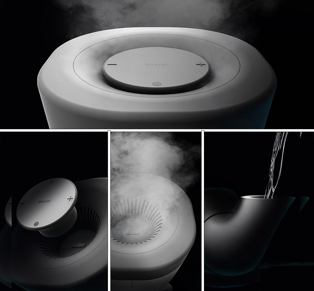 造型奇特的shofar加湿器