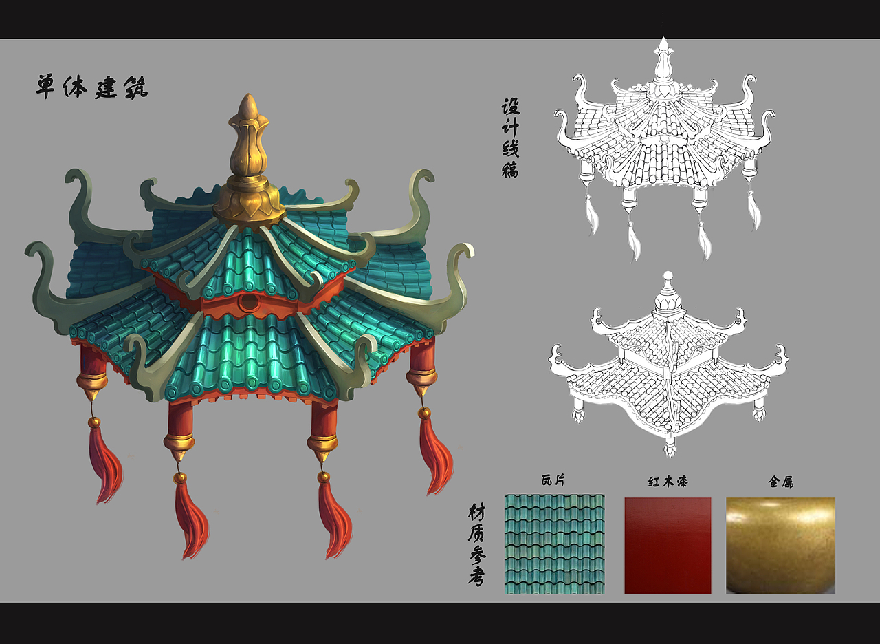 單體建筑（圖ZNTM0MDY0NzY=） - 游戲原畫 - 站酷設計師Cher_L原創(chuàng)素材 - 站酷ZCOOL
