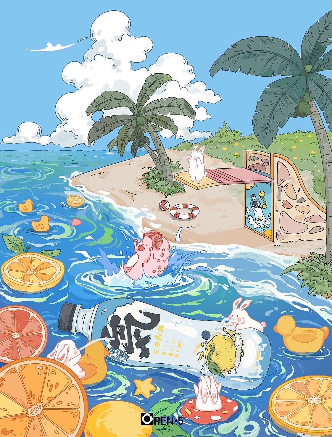 上半年小结一下～（图ZMzE0OTA3MDQ0） - 创作习作 - 站酷设计师阿今原创素材 - 站酷ZCOOL
