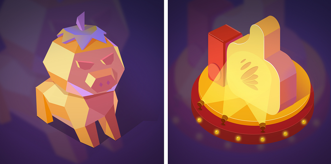 新春庙会-2016年公司内部年度数据报告（图ZNjkxODEzMjQ=） - APP界面 - 站酷设计师马克规则马克规则原创素材 - 站酷ZCOOL