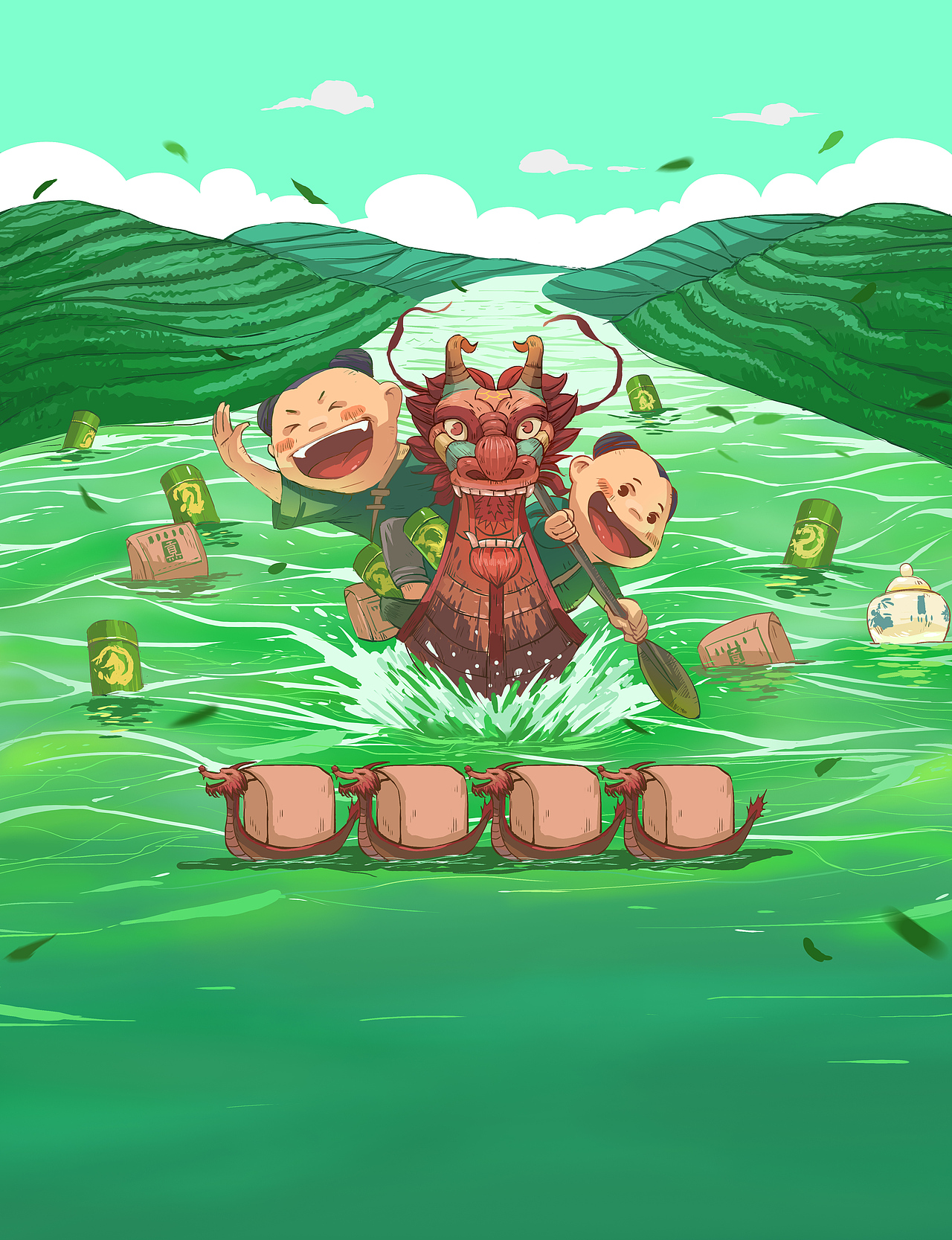 【贡牌】618首页插画（图ZMTE2MzQ4MTcy） - 商业插画 - 站酷设计师W_云峰原创素材 - 站酷ZCOOL