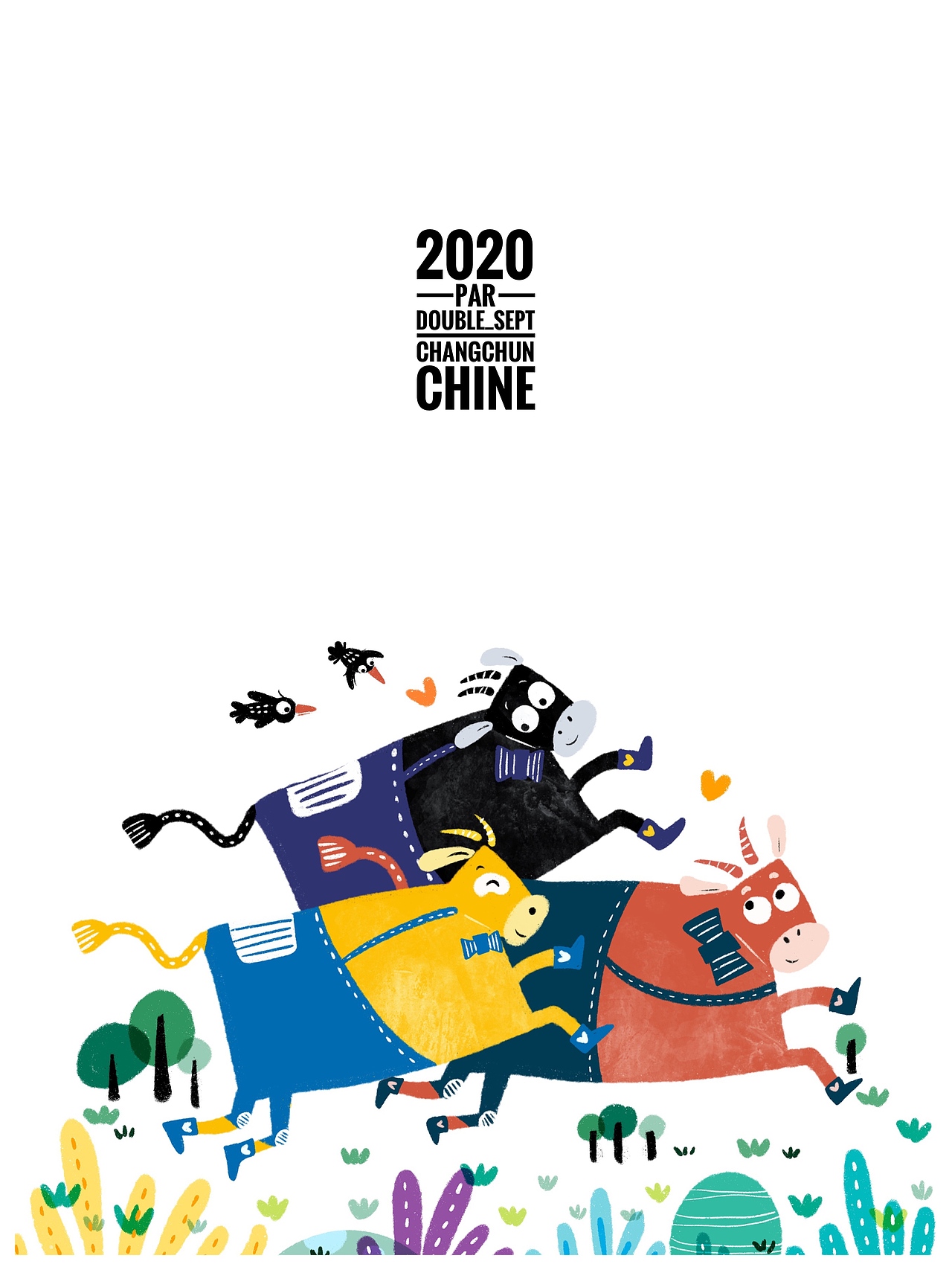 2020年第一季度部分板绘儿童插图案例汇总