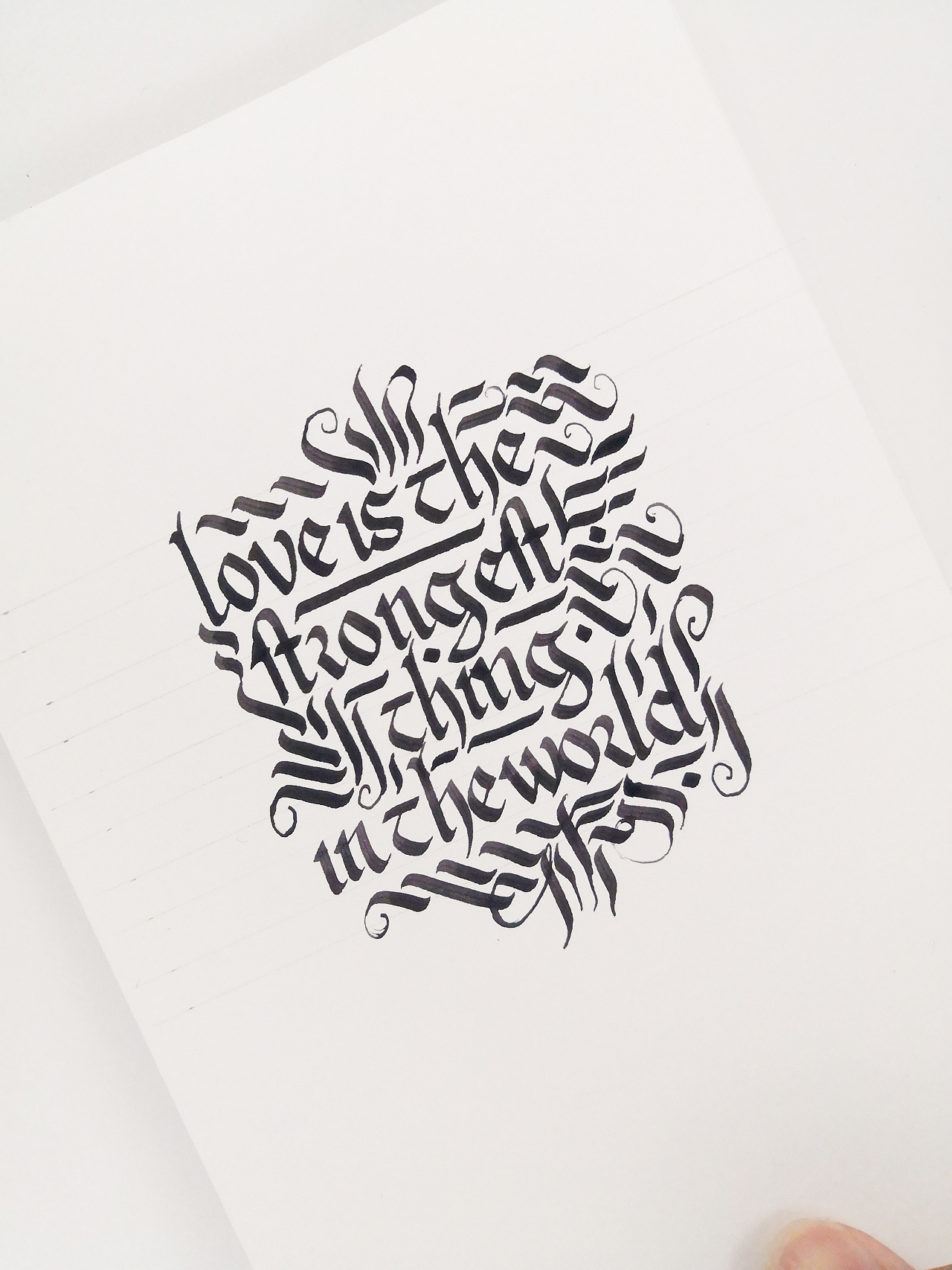 [calligraphy x lettering]手写西文字体之早期哥特体