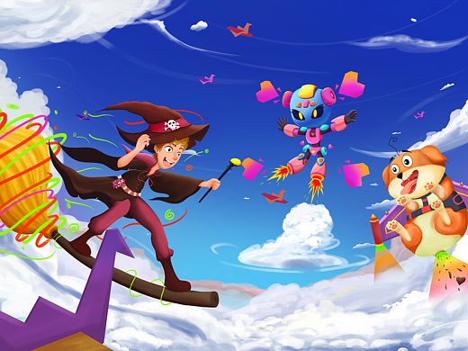 魔法誓约（个人主页-ZNzEzNzkxNzI=） - 儿童插画 - 站酷设计师哋劲儿原创素材 - 站酷ZCOOL