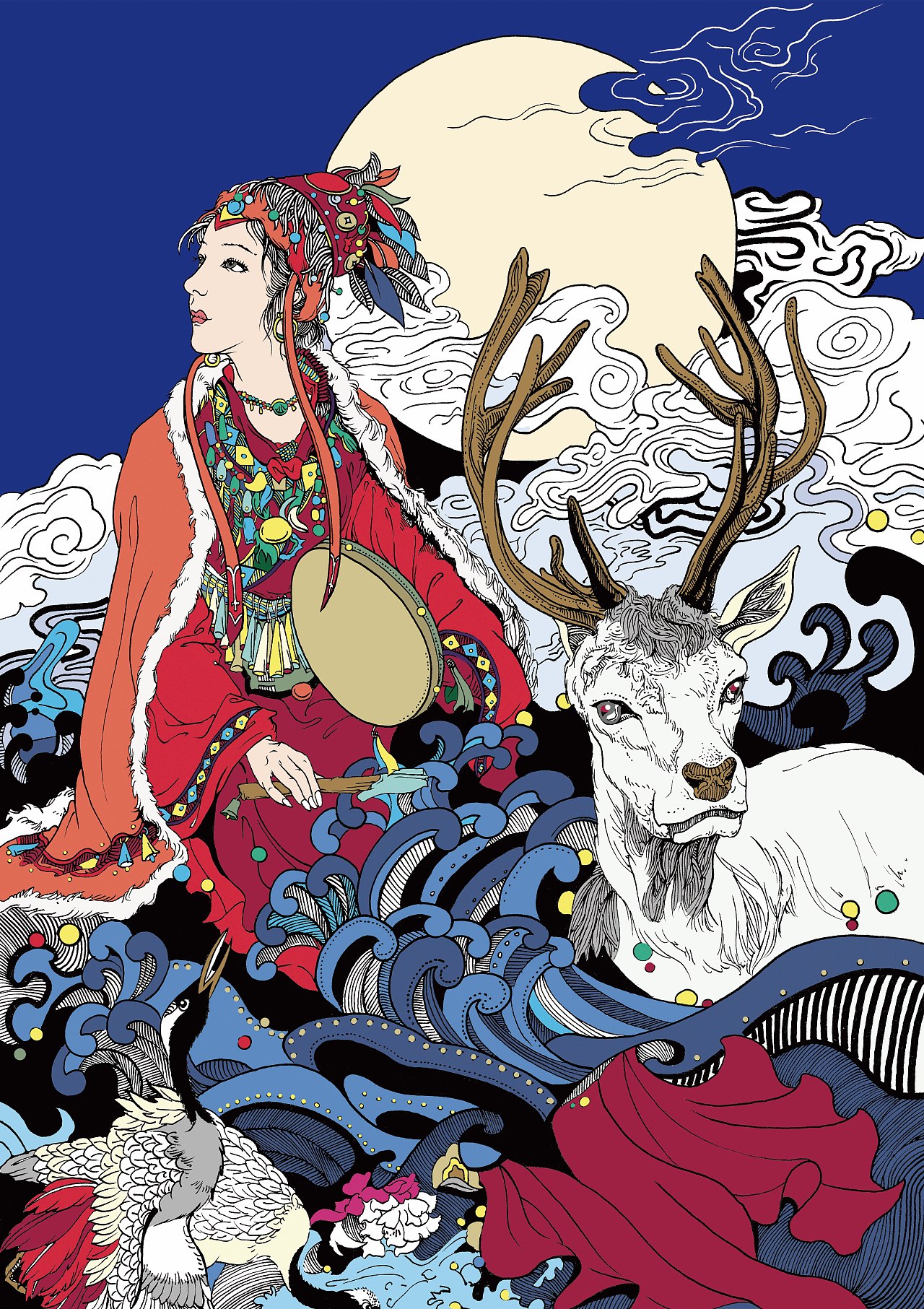 萨满(天宫大战)手绘