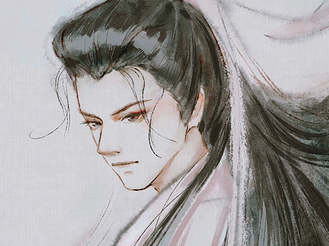 水墨古风男头像
