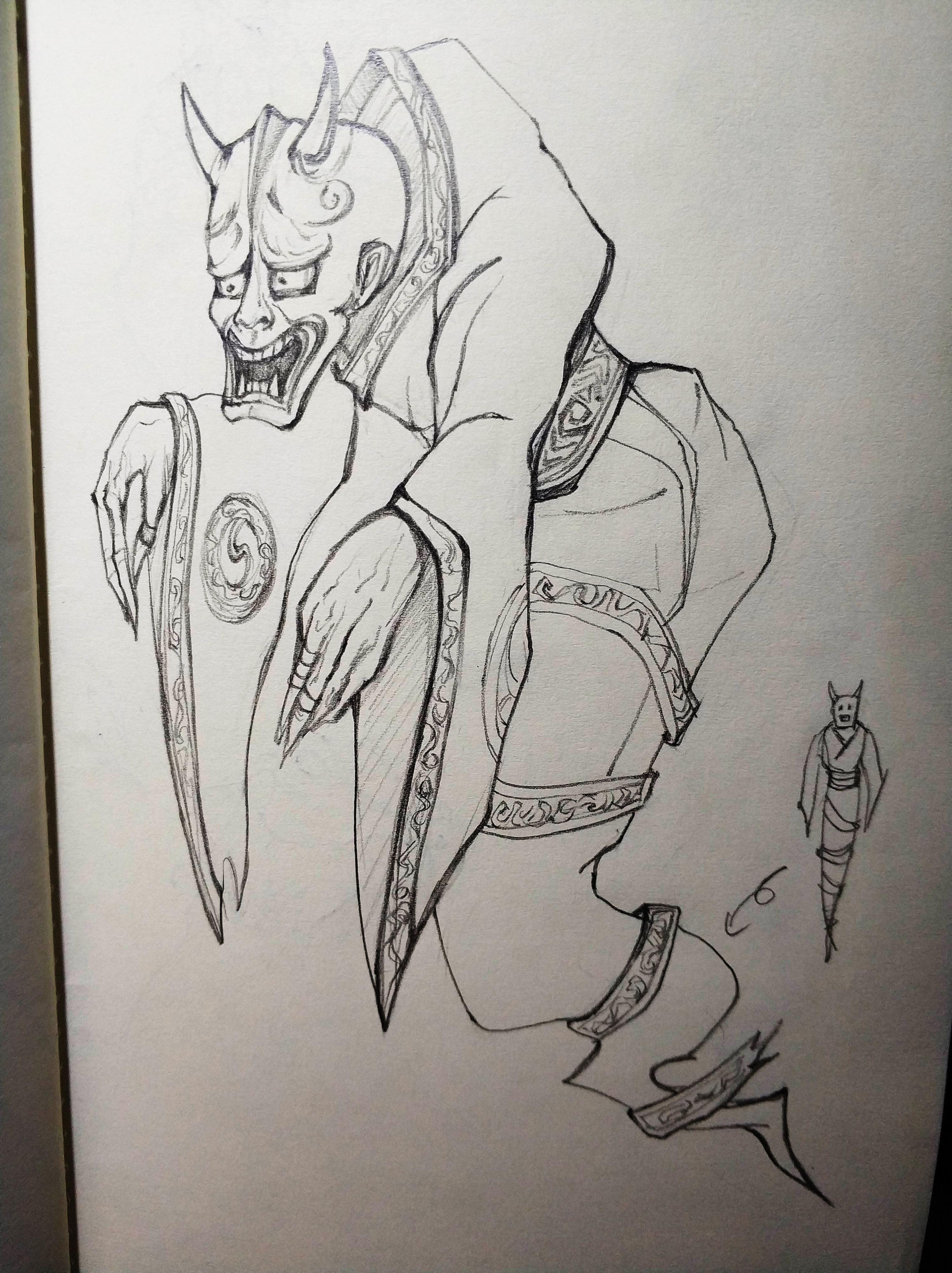 2017最后的一些速写|纯艺术|速写|幽灵血瓶 - 原创作品 - 站酷 (zcool