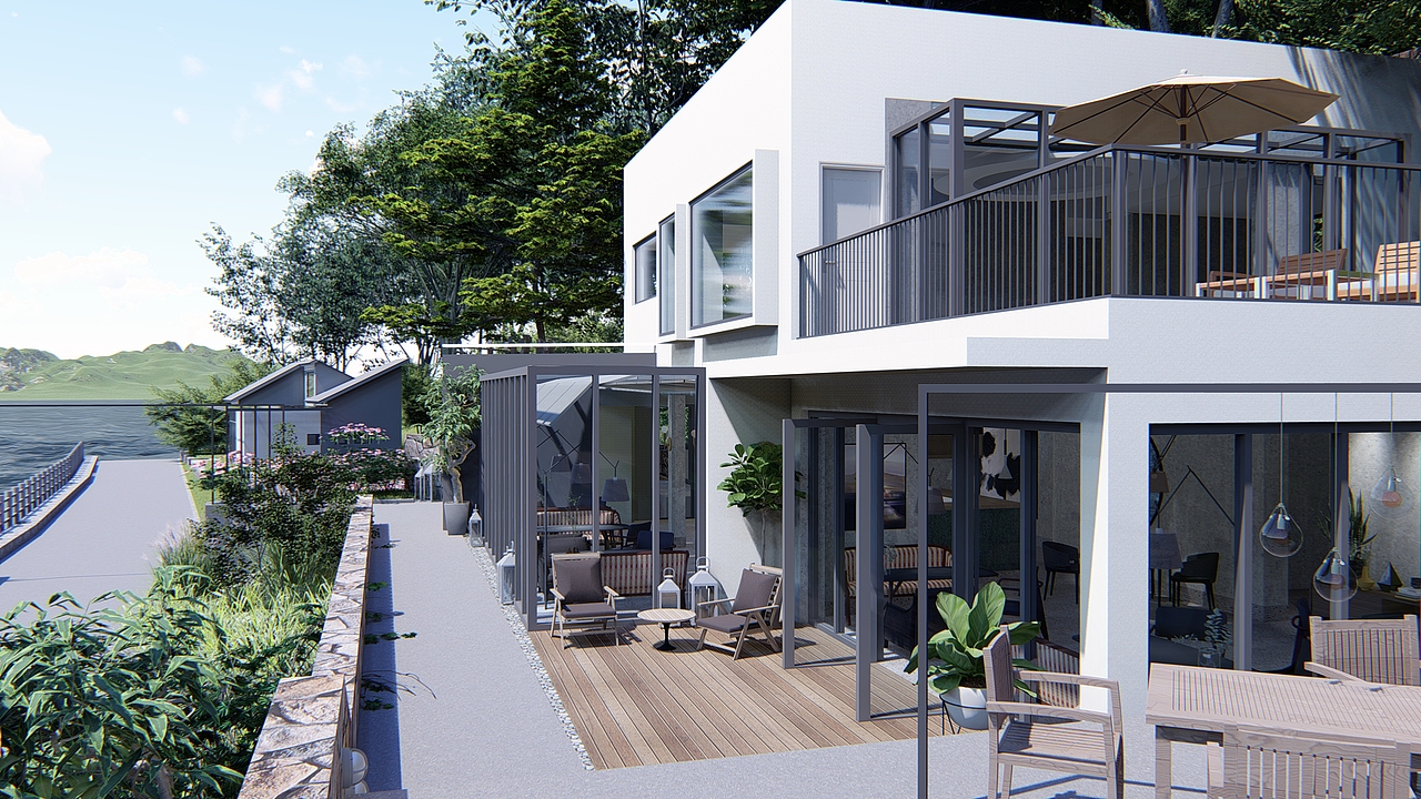 宁波象山"海上牧心"度假民宿建筑改造工程（图ZMTI4MjA2Mzcy） - 景观设计 - 站酷设计师游鱼pursue原创素材 - 站酷ZCOOL