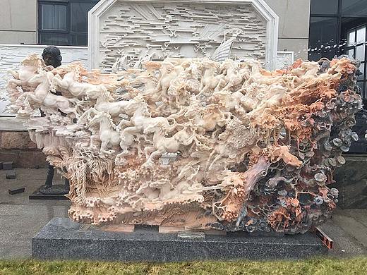 石浮雕专业雕刻制作厂家浮雕万马奔腾