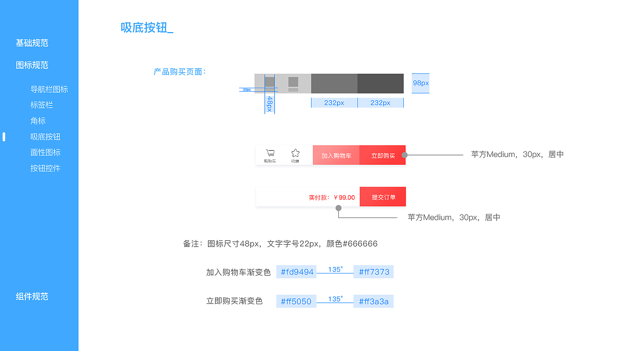 超全面的电商APP UI视觉设计规范（图ZMTIyOTM0NTM2） - APP界面 - 站酷设计师徐大雨啊原创素材 - 站酷ZCOOL