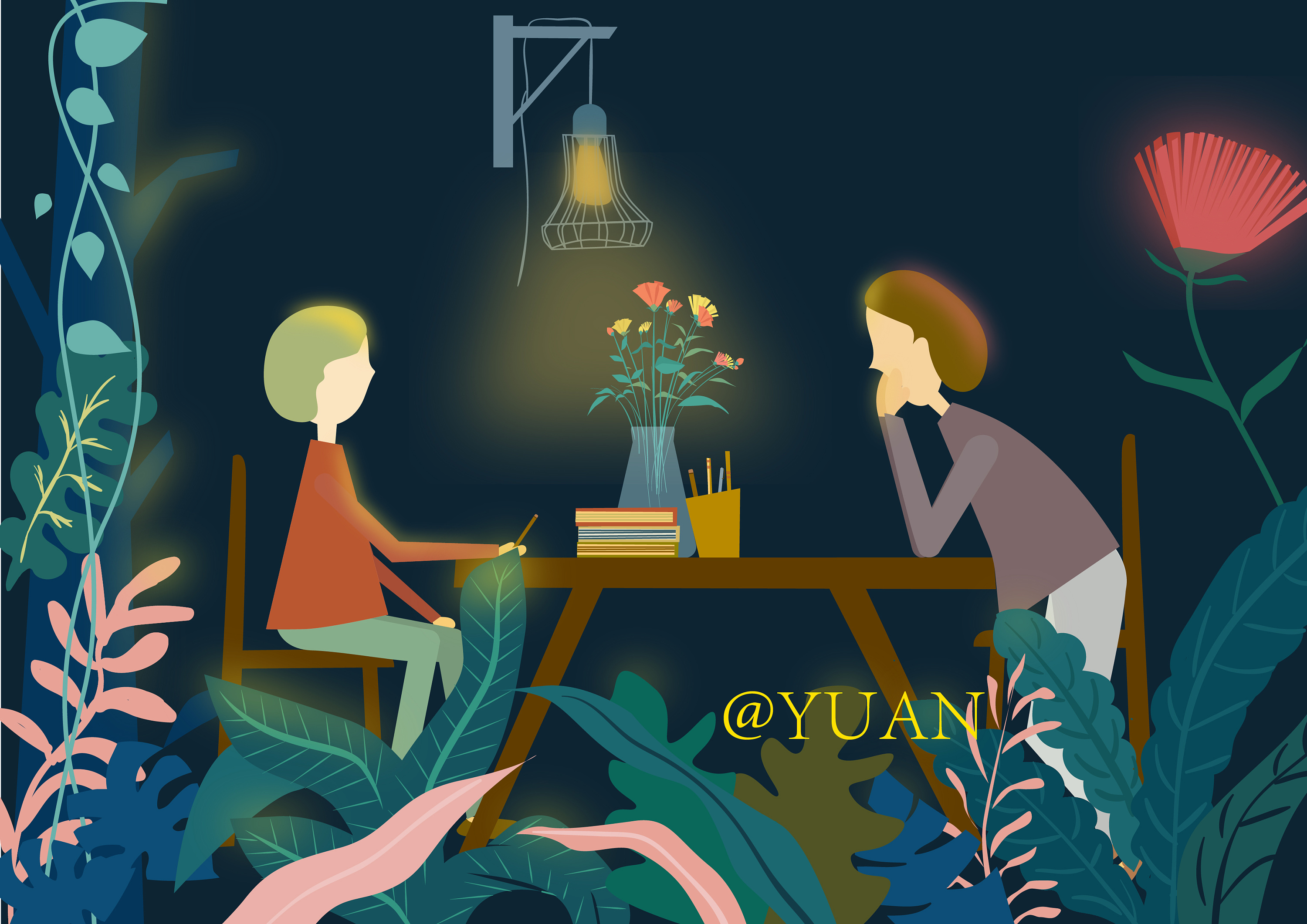 母亲节|插画|商业插画|yuan苑 - 原创作品 - 站酷 (zcool)