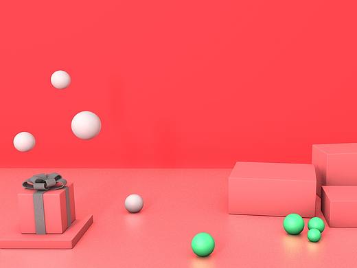 C4D海报背景1