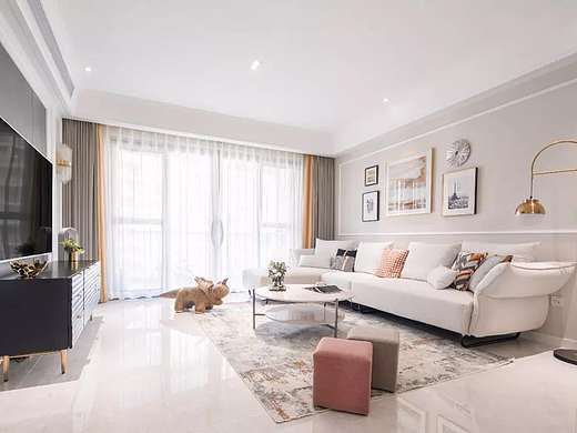 113平清新美式风格，主卧衣帽间相通，精致显格调！