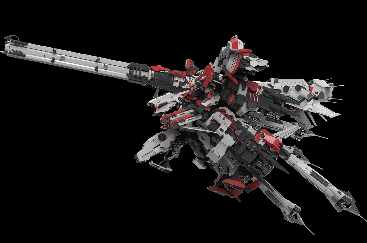 深度强袭高达3d建模