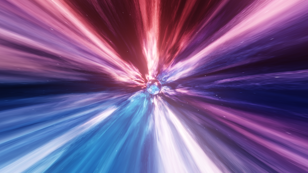 3d动画blender太空镜头效果测试