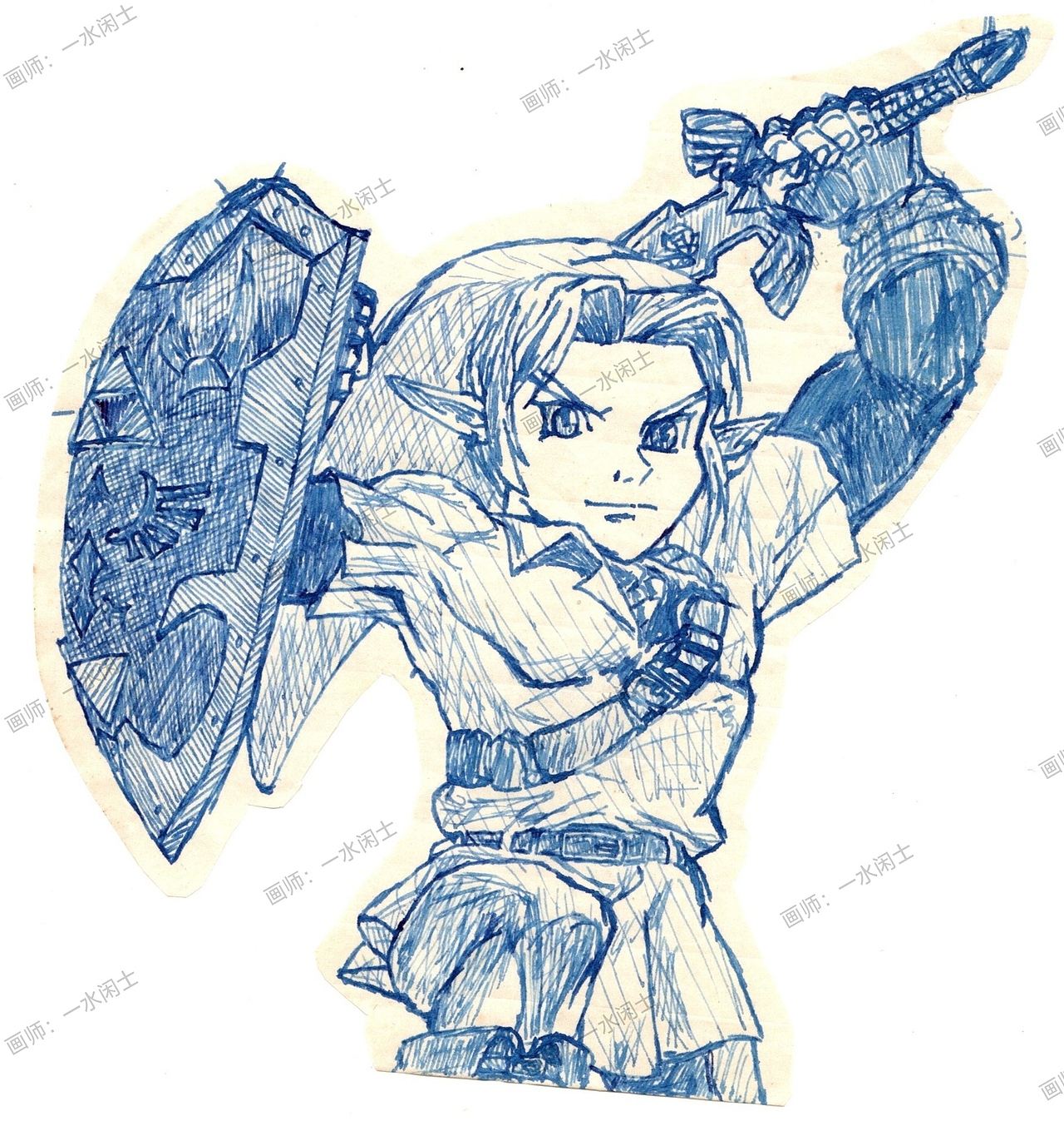 近代上课摸鱼画 🎨（图ZMzA0NzczNjAw） - 单幅漫画 - 站酷设计师一水闲士原创素材 - 站酷ZCOOL