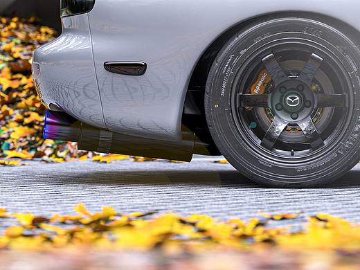 Mazda RX7 汽车渲染