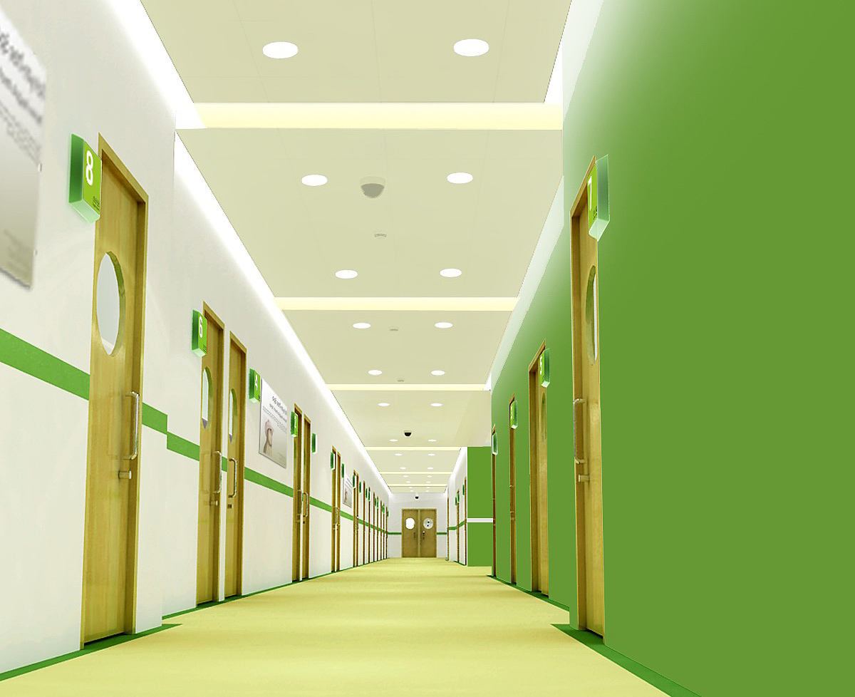 医院展厅空间装修设计|广州设计公司（图ZNjQ4MTk5OTY=） - 展陈设计 - 站酷设计师he1985原创素材 - 站酷ZCOOL