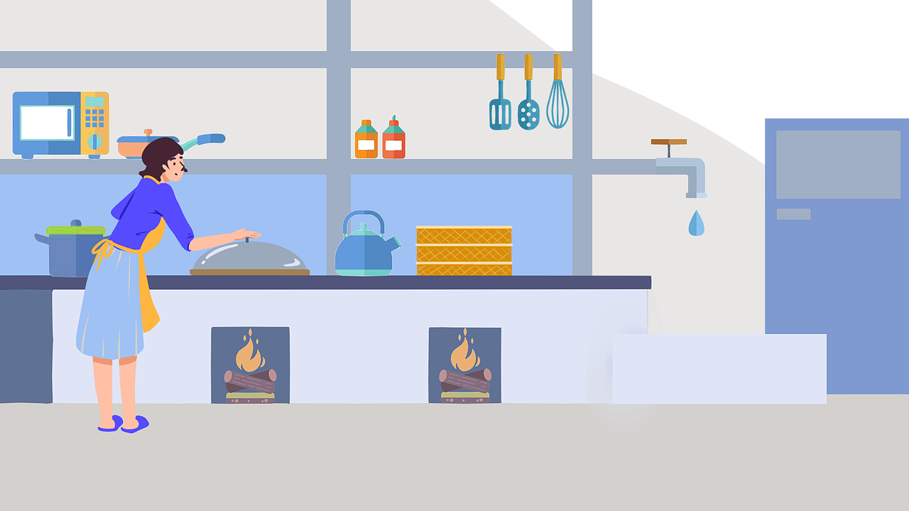 廚房系列插畫設(shè)計(jì)-蘇電云上展廳項(xiàng)目（圖ZMjc0MjY1NTc2） - 商業(yè)插畫 - 站酷設(shè)計(jì)師燈鯊原創(chuàng)素材 - 站酷ZCOOL