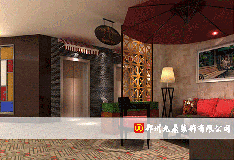 郑州九鼎装饰酒店餐饮案例--平顶山商务酒店