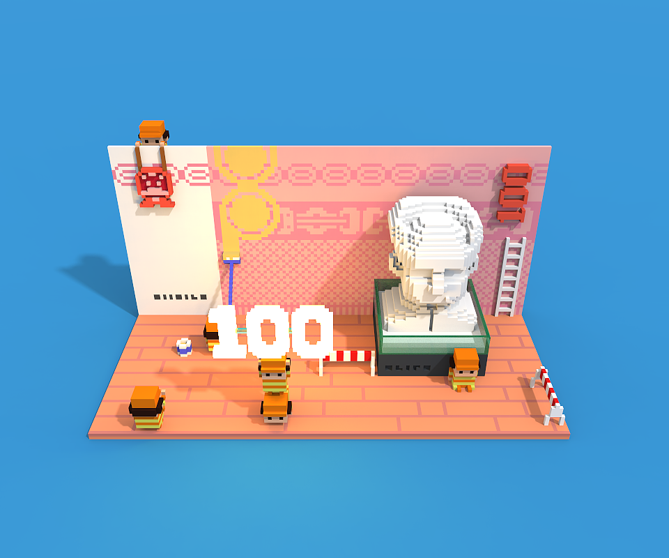 体素异端（图ZMTIzMDcyMDIw） - 像素画 - 站酷设计师发呆的笨鸟原创素材 - 站酷ZCOOL