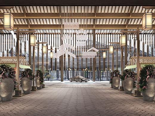 游客中心表现作品