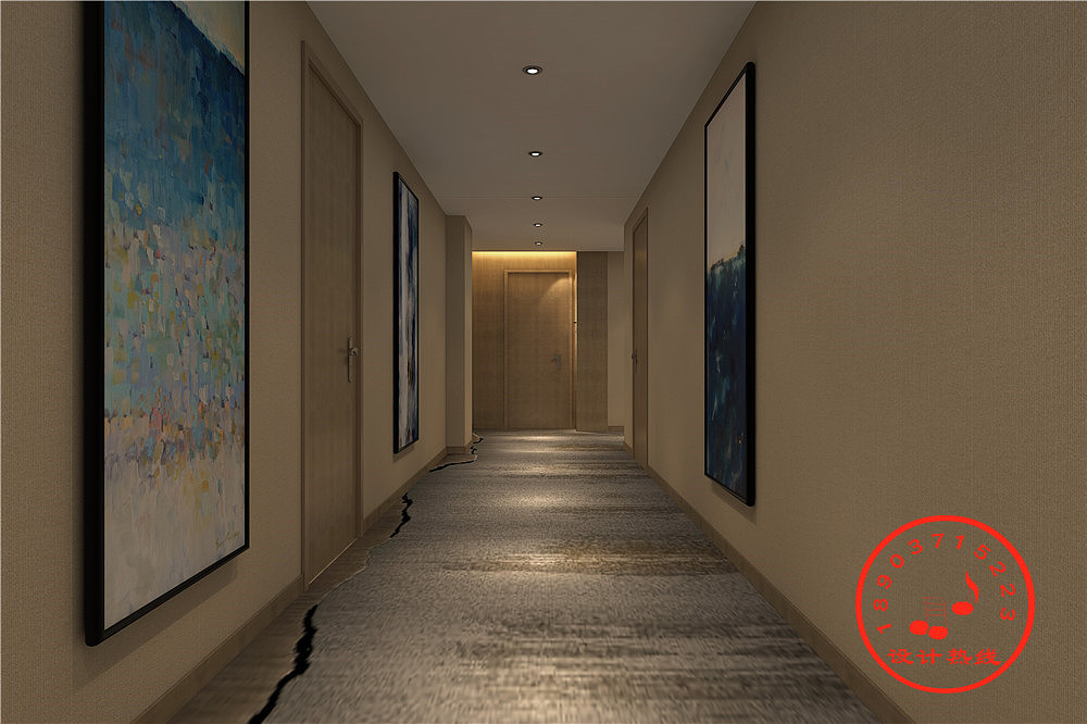 三门峡灵宝精品酒店设计装修方案