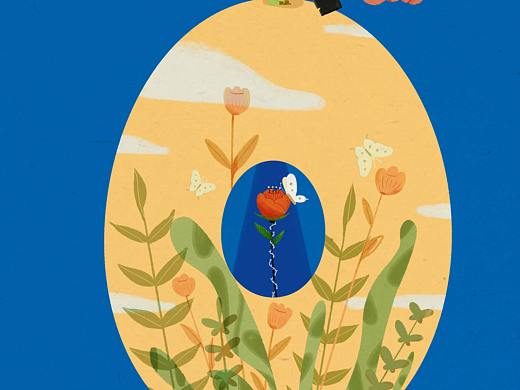 新年的花（個(gè)人主頁(yè)-ZNDE5NzA1MDg=） - 商業(yè)插畫 - 站酷設(shè)計(jì)師紅心牛油果原創(chuàng)素材 - 站酷ZCOOL