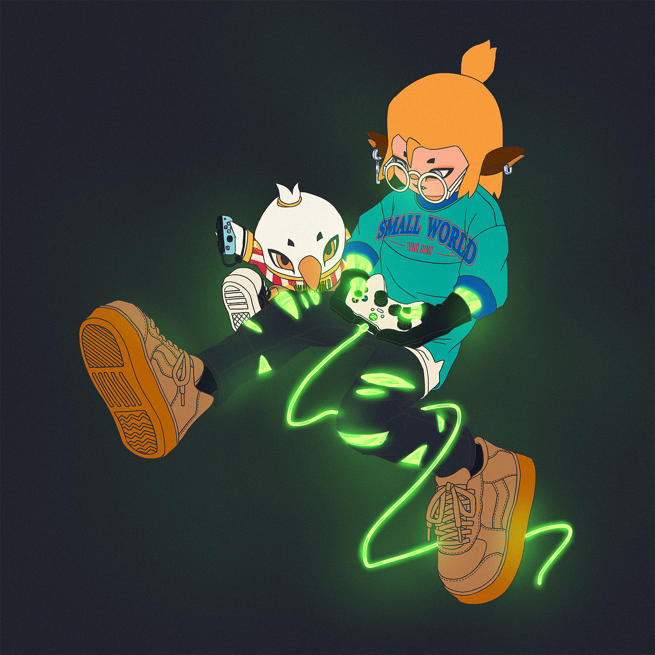 卡通潮流人设插画（图ZMjc5MjY4NjY0） - 新锐潮流插画 - 站酷设计师SHAHUHU庆庆原创素材 - 站酷ZCOOL