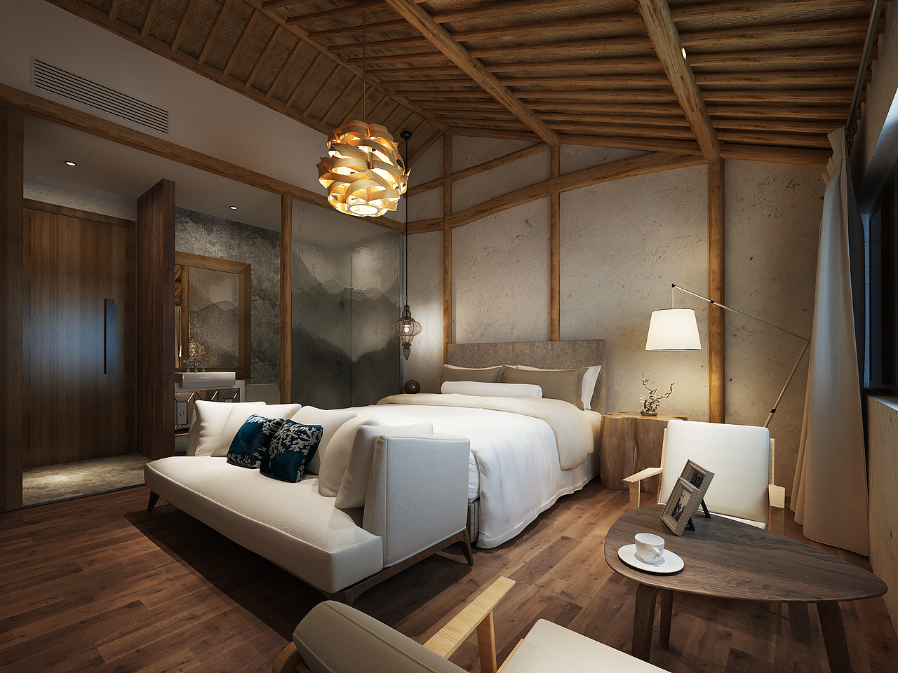 民宿效果表现（图ZNTg0MzA1NzY=） - 家装设计 - 站酷设计师星视觉原创素材 - 站酷ZCOOL