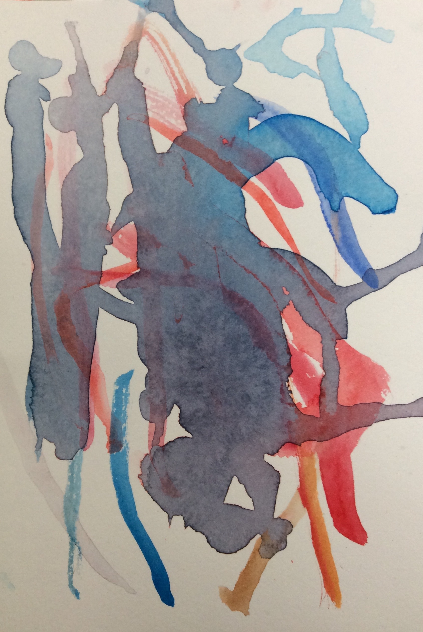 李程程与爸爸的水彩涂鸦一号