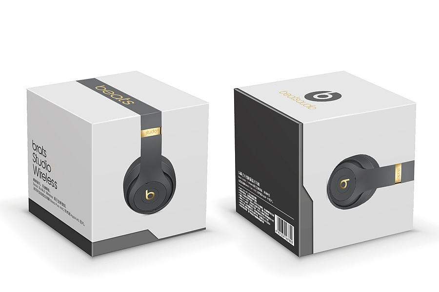 beats蓝牙耳机包装设计