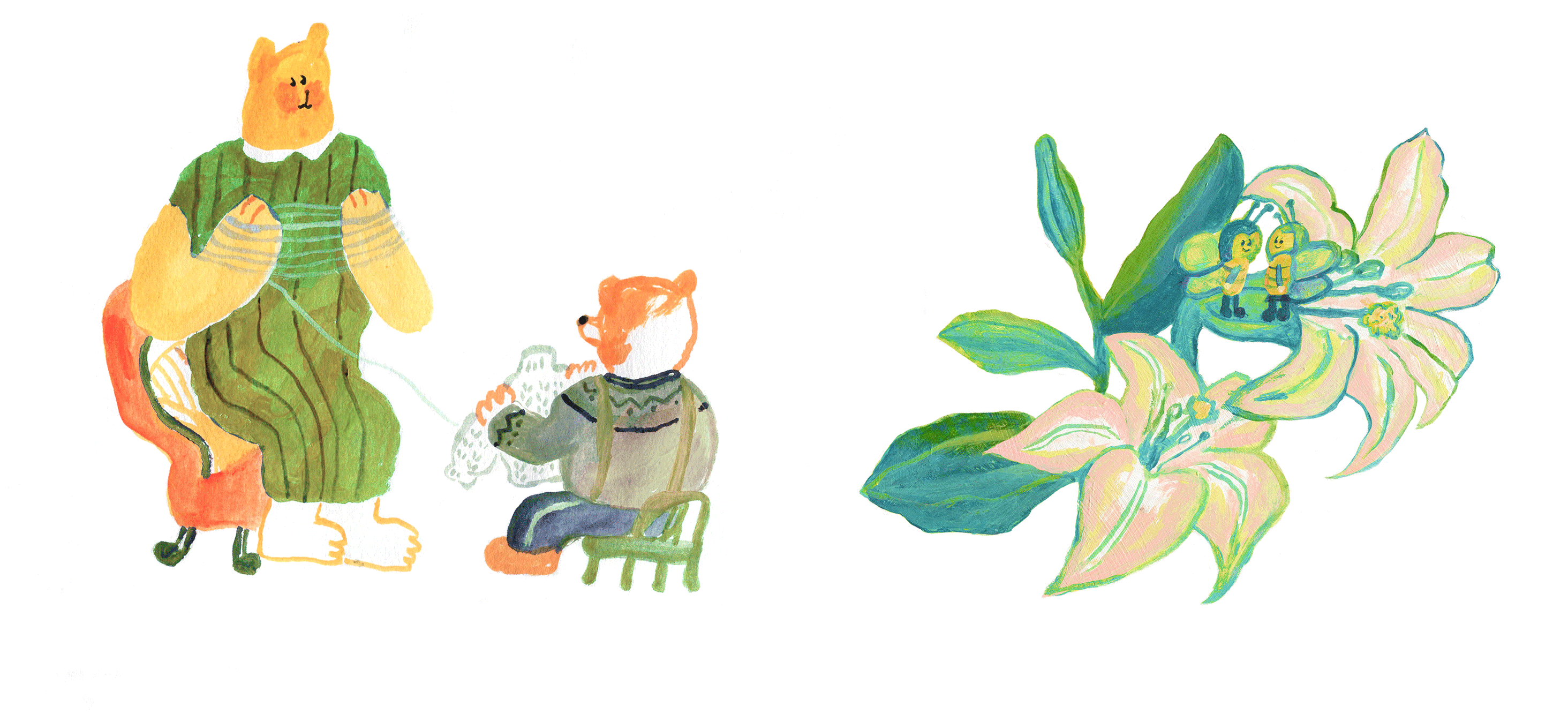 《功夫蛋黄》儿童文学插图