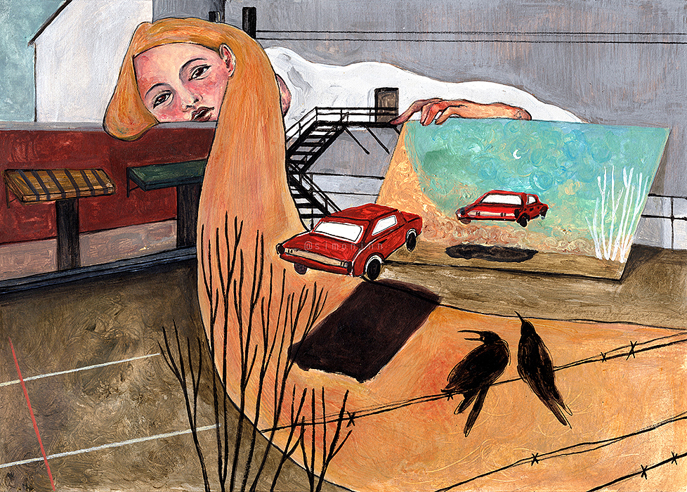 对话I［那些美好的，那些不存在的］（图ZNzExMjM3Mjg=） - 绘画 - 站酷设计师晚門原创素材 - 站酷ZCOOL